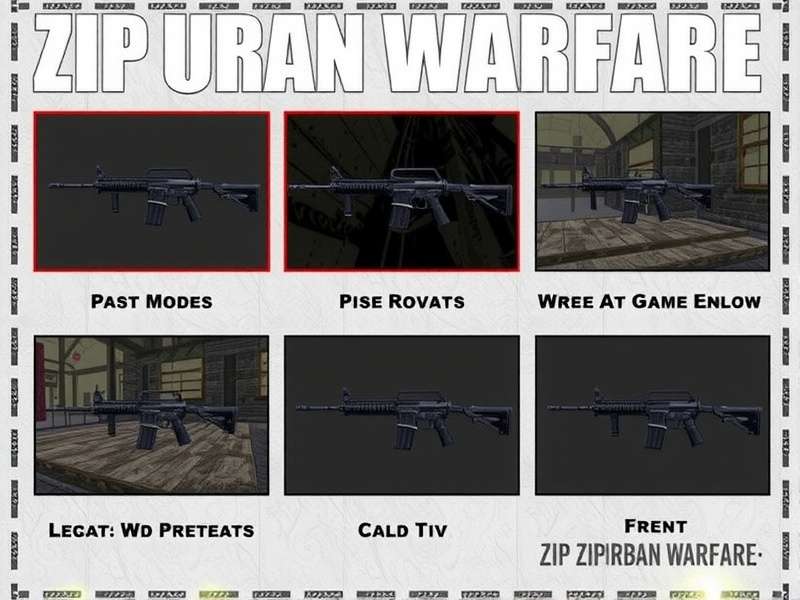 Zip Urban Warfare Game Modes